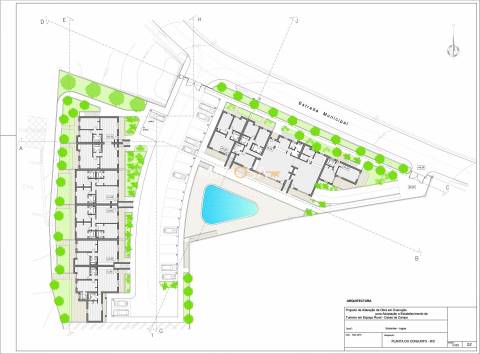 Terreno em Lagoa com projeto aprovado para moradias em banda