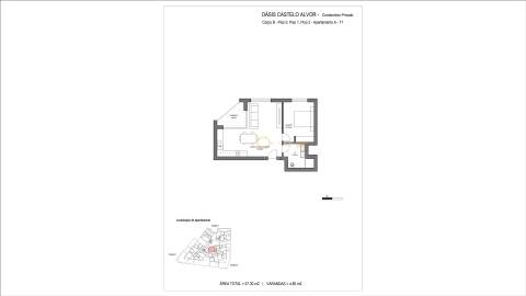 Novo Apartamento T1 com Vista para o Mar em Alvor