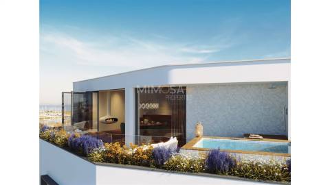 Apartamento T2 com piscina privada no centro de Lagos, Algarve