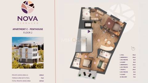 Apartamentos T3 Duplex no Condomínio Nova Terraces – Lagos