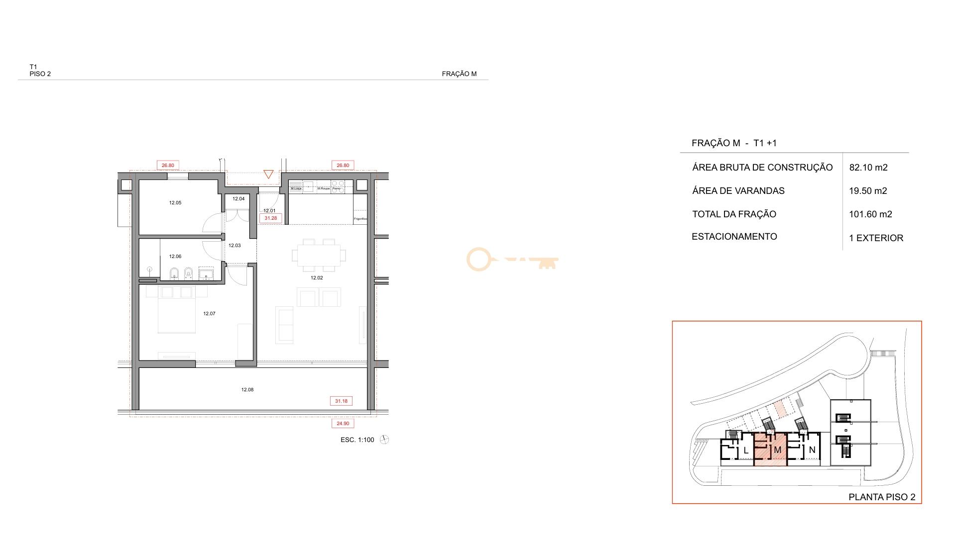Novo Apartamento T1+1 com Vista Mar na Aldeia da Carrapateira
