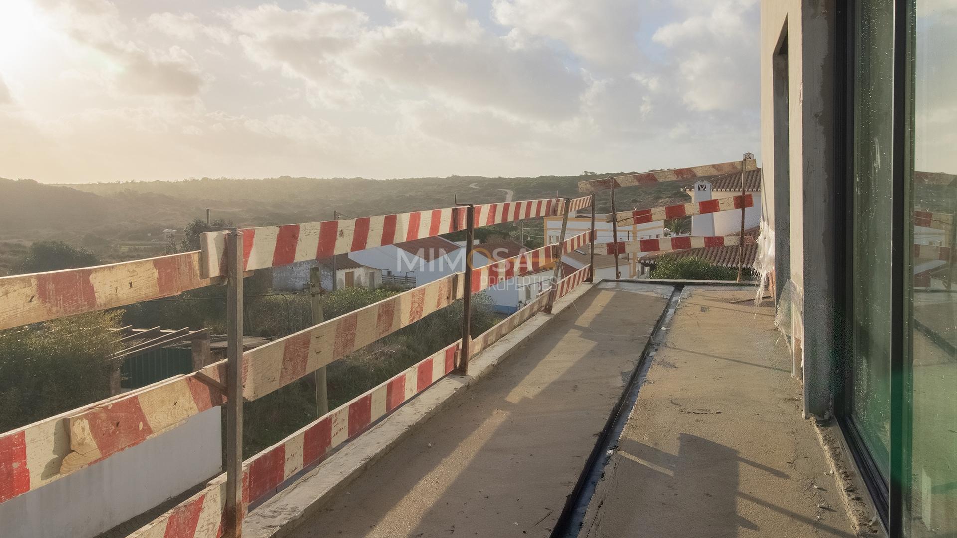 Novo Apartamento T1+1 com Vista Mar na Aldeia da Carrapateira