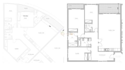 Apartamento T2+1 em condomínio de Luxo com Vista Mar, Lagos