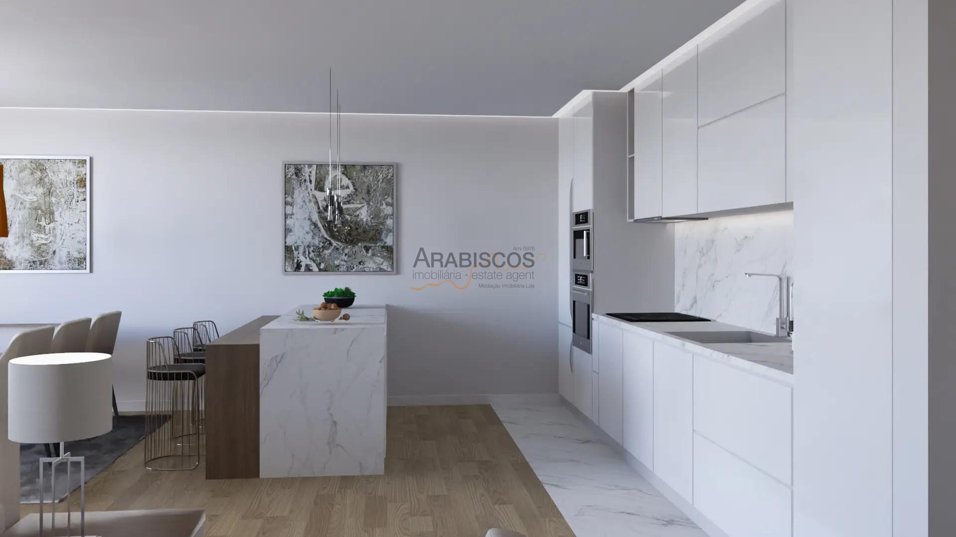 Apartamento T2 - Em Construção - 2 Lugares de Estacionamento - Varanda - Portimão