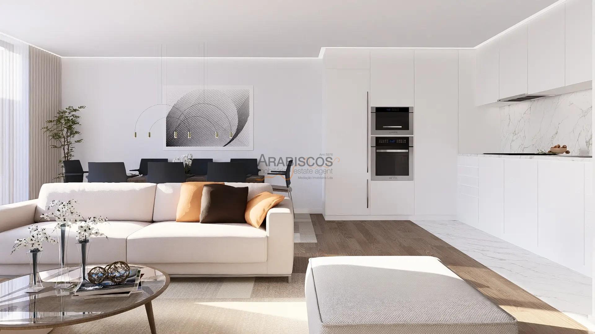 Apartamento T2+1 - Em Construção - 2 Lugares de Estacionamento - 2 Varandas - Portimão