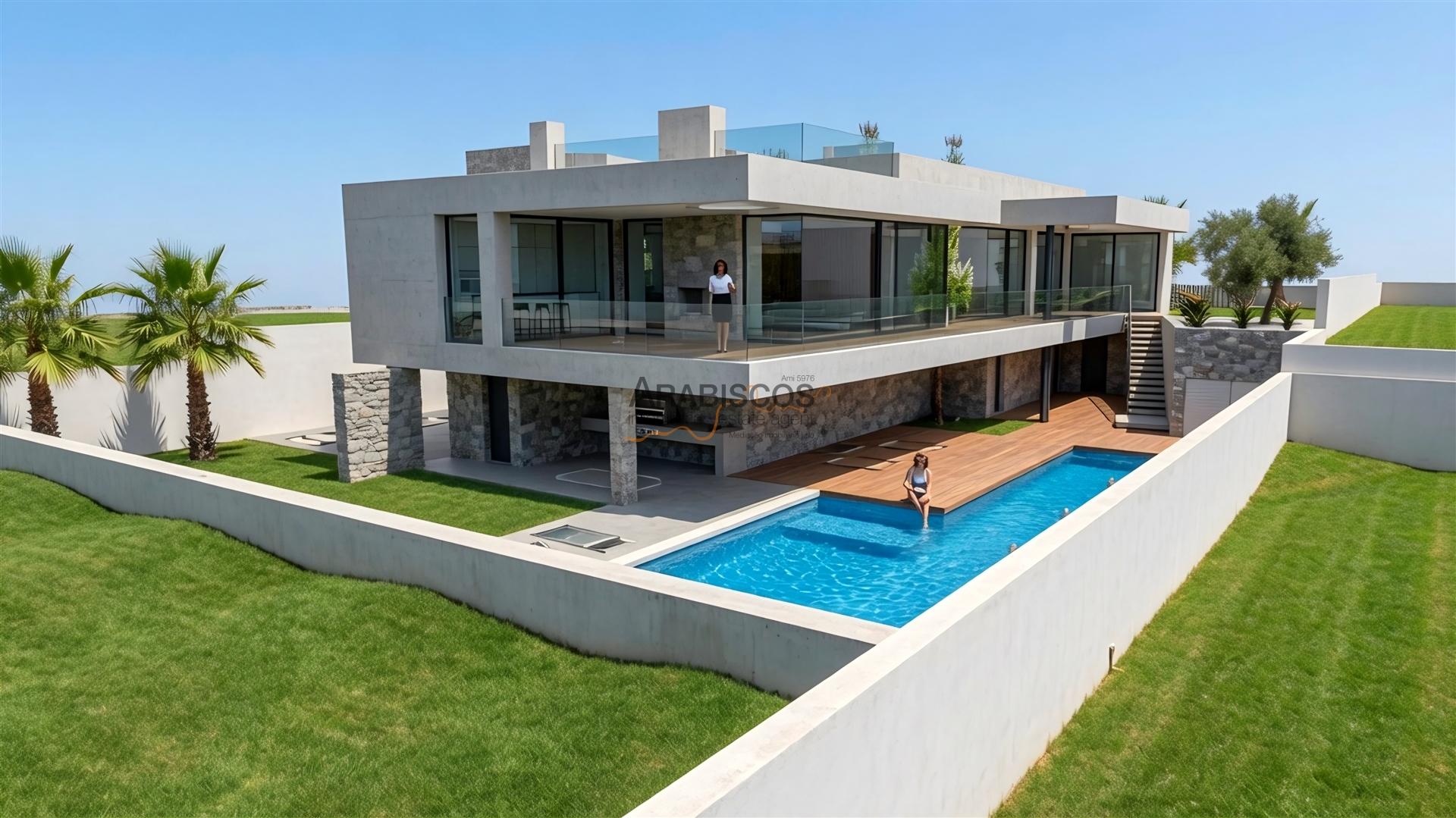 Moradia T3 - Vista Mar - Piscina - Garagem - Terraço Acessível - Barbecue - Porto de Mós - Lagos