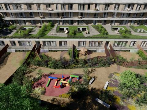 Apartamento T3 com terraço e jardim privado, NOVO! e muito bem localizado;