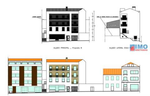 Edifício c/ projeto para 5 Apartamentos