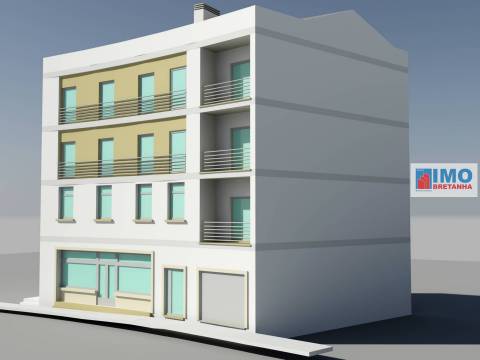 Edifício c/ projeto para 5 Apartamentos