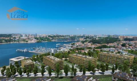 T3 Novo c/ terraço 81,40m2 em Canidelo Marina da Afurada V.N Gaia.