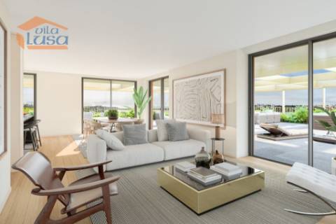T3 Novo c/ Terraço 115m2 , e piscina privativa, próximo Marina da Afurada em Canidelo V.N Gaia.