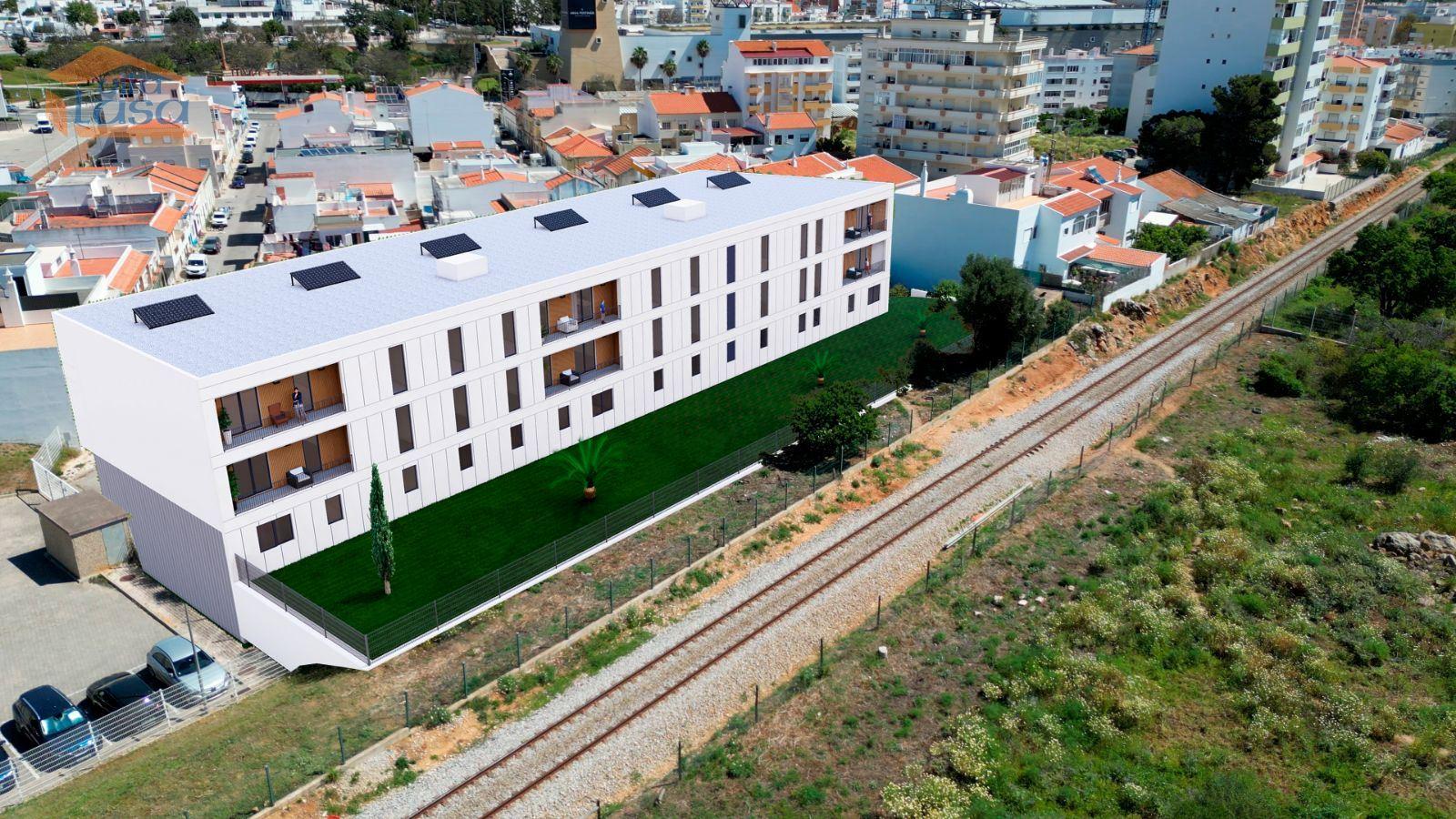 T1+1 Novo c/ garagem e varanda 17,70m2 em Portimão Empreendimento.