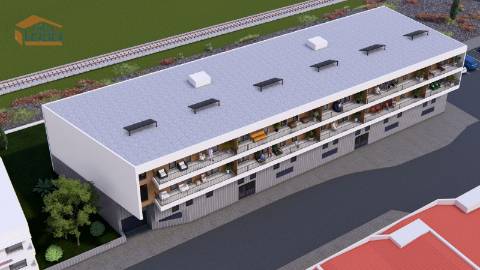 T1+1 Novo c/ garagem e varanda 17,70m2 em Portimão Empreendimento.
