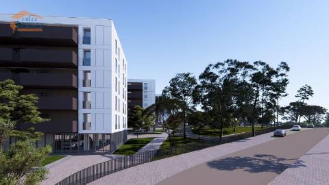Apartamento T0 Novo em Vilar de Paraiso, com varanda e lugar de garagem