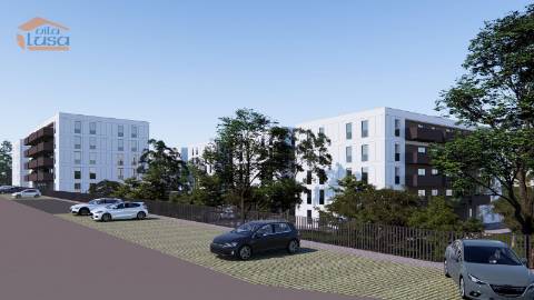 Apartamento T0 Novo em Vilar de Paraiso, com varanda e lugar de garagem