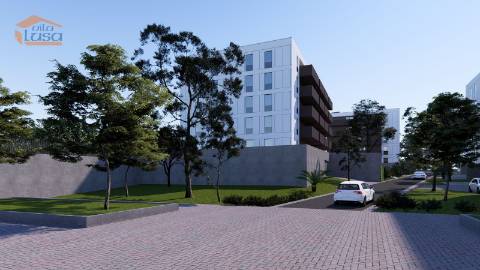 Apartamento T0 Novo em Vilar de Paraiso, com varanda e lugar de garagem