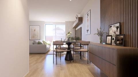  T2 Novo com terraço 40.90m2 em Vilar do Paraíso V.N. Gaia.