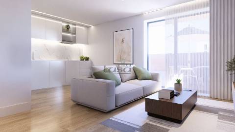  T2 Novo com terraço 40.90m2 em Vilar do Paraíso V.N. Gaia.