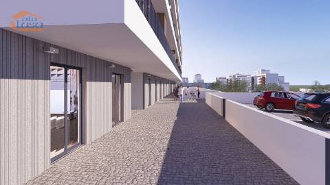 T2 com duas varandas 38.72m2 e dois lugares de garagem Portimão Novo.