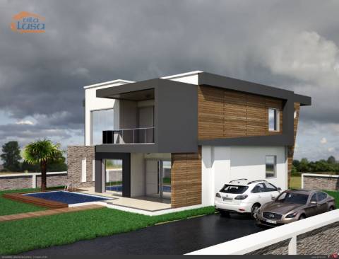 Lote Terreno centro Canelas construção Moradia 4 Frentes