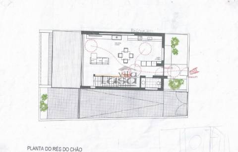 Terreno Canelas com projeto para a construção de Moradia 3 frentes