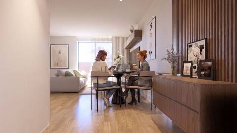T2 Novo com terraço de 42 m2 em Vilar de Paraiso, Vila Nova de Gaia