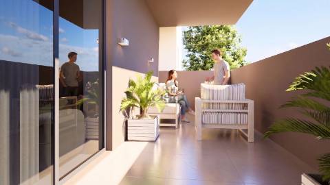 T2 Novo com terraço de 42 m2 em Vilar de Paraiso, Vila Nova de Gaia
