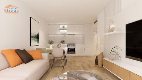 T1+1 Novo com varanda c/ 13.70m2,  a 300mt da praia de Armação de Pera.