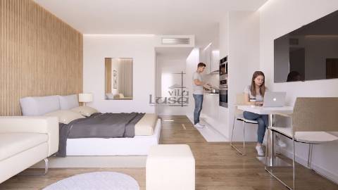 T0 Novo em Vilar de Paraiso, com varanda e lugar de garagem