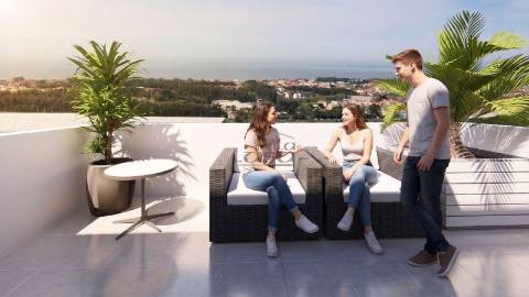 T0 Novo em Vilar de Paraiso, com varanda e lugar de garagem