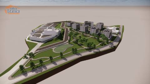 T0 Novo em Vilar de Paraiso, com varanda e lugar de garagem