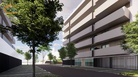 T0 Novo em Vilar de Paraiso, com varanda e lugar de garagem