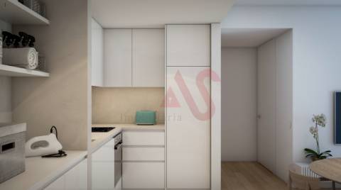 Apartamento T1 a 2 minutos da Universidade do Minho - Guimarães com Garagem e Cozinha Equipada e