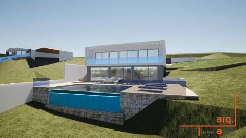 Terreno Urbano com Vista Rio e Projeto em Caminha