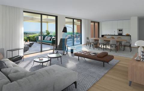 Apartamento T4 em construção no Empreendimento Marina Douro