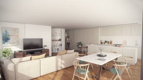 Apartamento T3 com jardim privativo em construção -  Casas Garcia de Orta