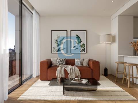 Apartamento T0 em construção no Empreendimento Laetitia Living