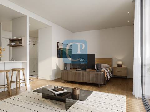 Apartamento T0 em construção no Empreendimento Laetitia Living