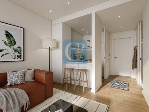 Apartamento T0 em construção no Empreendimento Laetitia Living
