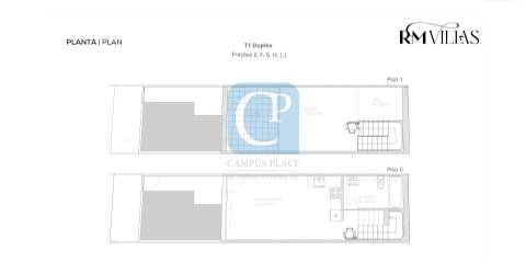 Apartamento T1 Duplex em construção no Empreendimento Rmvillas, Matosinhos