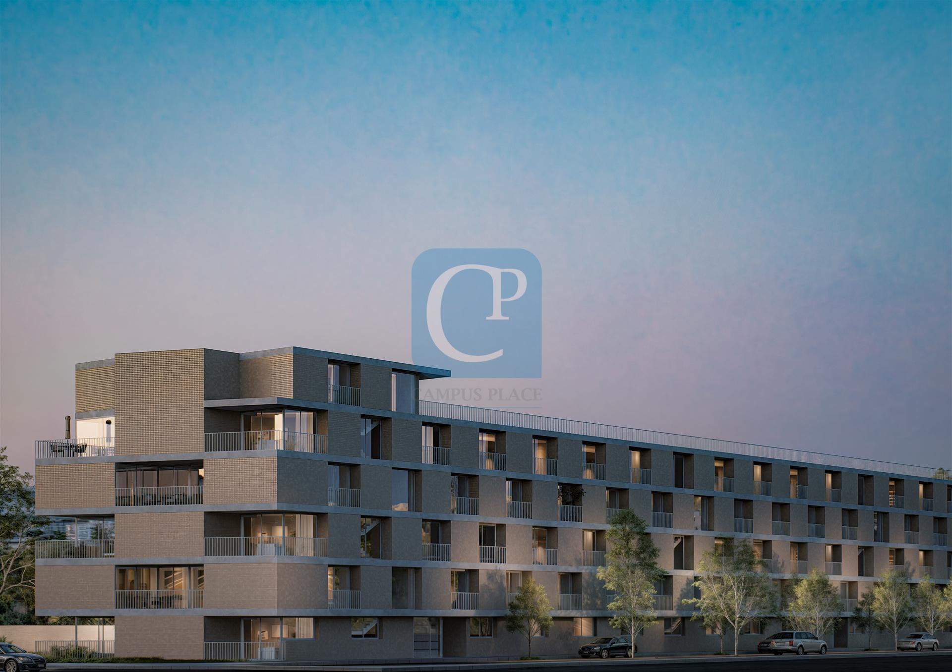 Apartamento T0 em construção, no Empreendimento Laetitia Living