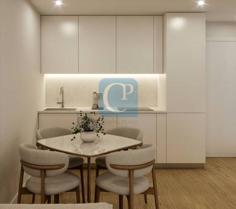 Apartamento T1 em construção, no Empreendimento UNIC, Coimbra