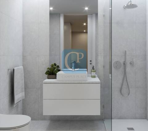 Apartamento T1 em construção, no Empreendimento UNIC, Coimbra