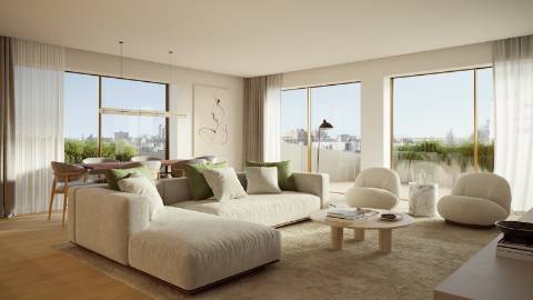 Penthouse T4 em Empreendimento de Luxo em Zona Nobre do Porto
