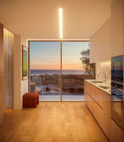 T2 com terraço em Empreendimento de Luxo na 1ª Linha de Mar