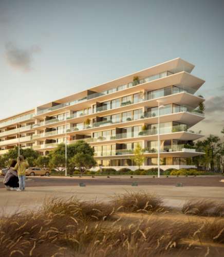 T2 com terraço em Empreendimento de Luxo na 1ª Linha de Mar
