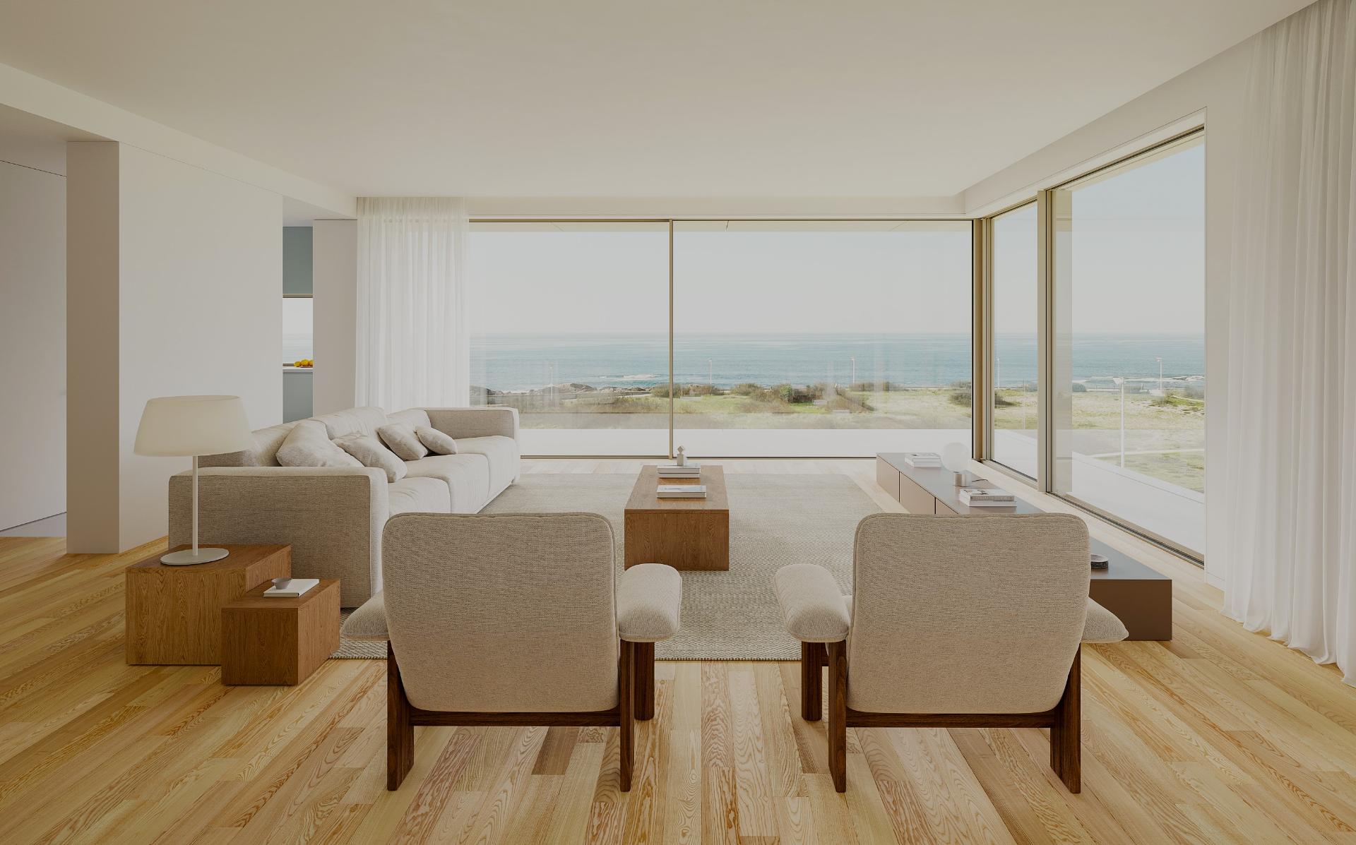 T2 Novo e Luxuoso em 1ª Linha de Mar em Vila do Conde