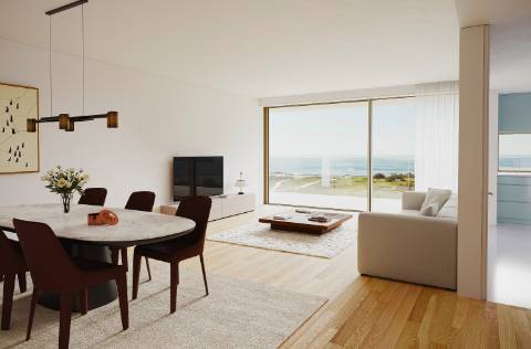 T2 Novo e Luxuoso em 1ª Linha de Mar em Vila do Conde