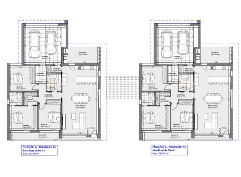 Moradia T3 de linhas modernas