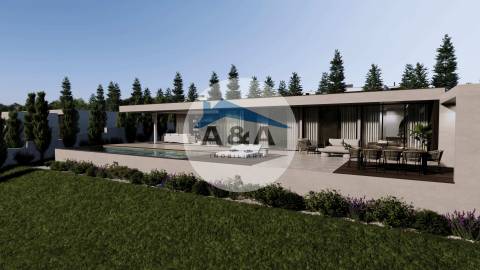 Elegância Térrea com Piscina e Vistas Panorâmicas - Alcobaça